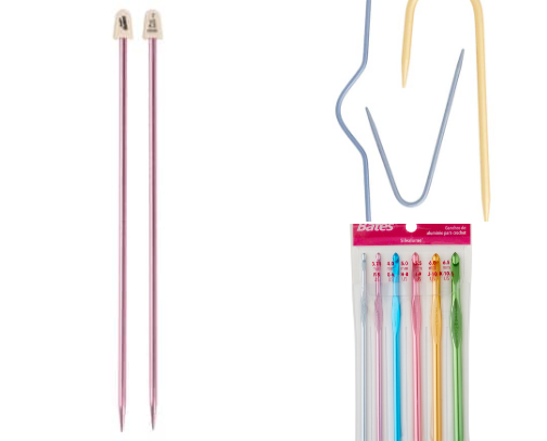 My Favorite Knitting and Crochet Supplies cover photo collage