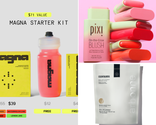 Glow up cover photo collage