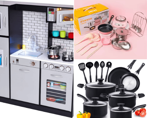 Kitchen sets cover photo collage