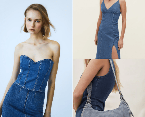 Denim cover photo collage