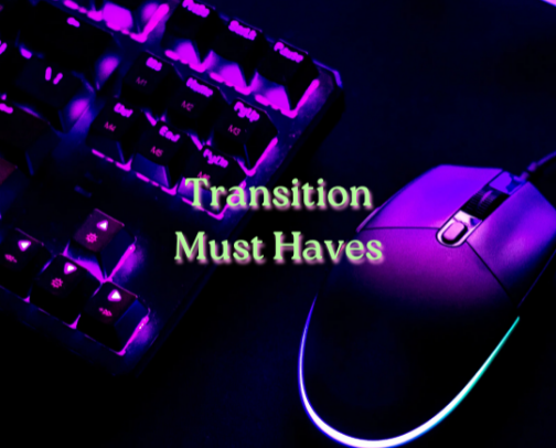 Transition Must Haves cover photo collage