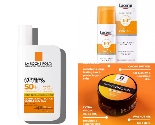 Product recommendation for summer cover photo collage