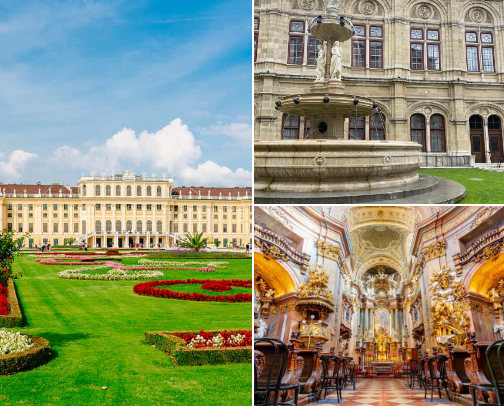 Top Things To Do in Vienna and Where to Stay✨ cover photo collage