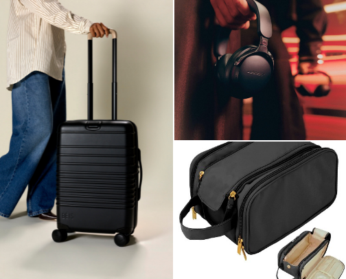 The Art of Travel: Sleek Carry-Ons & Journey Essentials ✈️🧳 cover photo collage