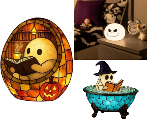 Cool and Spooky Lamps for Halloween cover photo collage