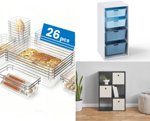 Walmart Organization Finds That Make Your Home Feel Put Together cover photo collage