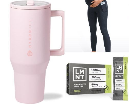 pregnant mom must haves 🍼🤍 cover photo collage