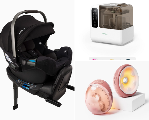 Everything baby- my favorite breast pumps to baby gear, it’s all here. cover photo collage