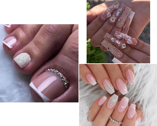 Press-On Perfection: Nails & Toe Nails for a Salon Look at Home cover photo collage