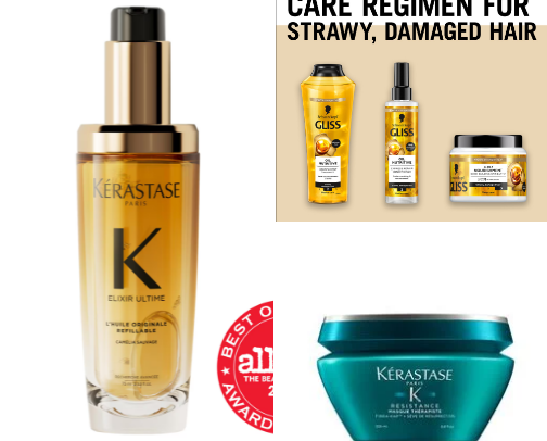 hair care💇‍♀️✨️ cover photo collage