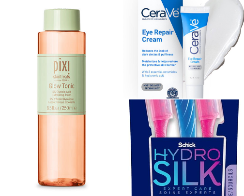 Skin care must-haves cover photo collage