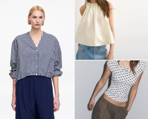 Whimsy Spring Tops cover photo collage