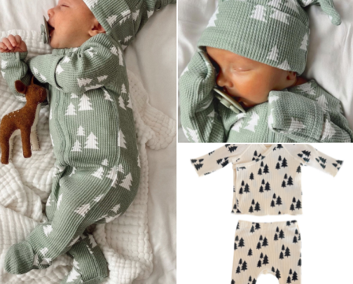Holiday clothes for baby + kids + family cover photo collage