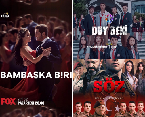 Turkish series and movies🎬 cover photo collage