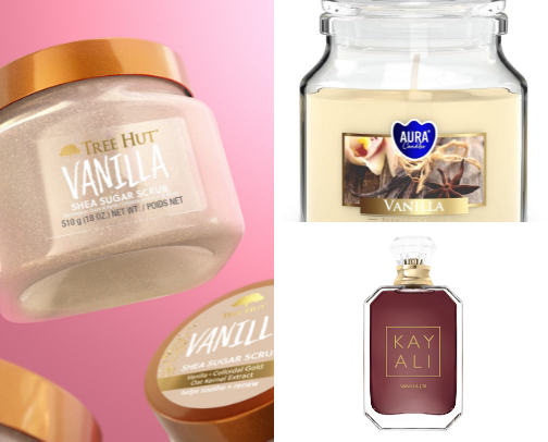 Vanilla scents for you cover photo collage