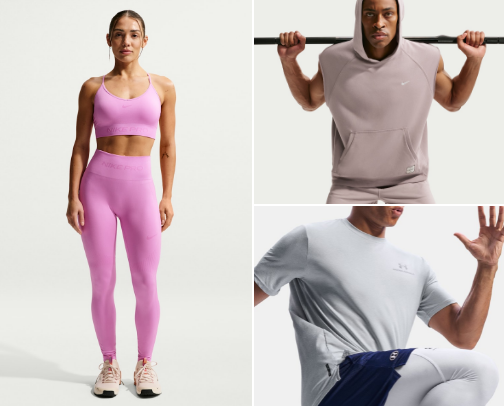 Athletic Clothes cover photo collage