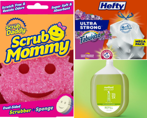 My Target cleaning product recommends cover photo collage