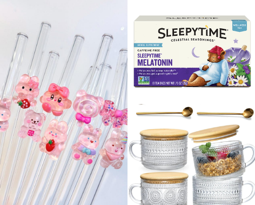 cozy girl mocktail haul 🕯️ cover photo collage