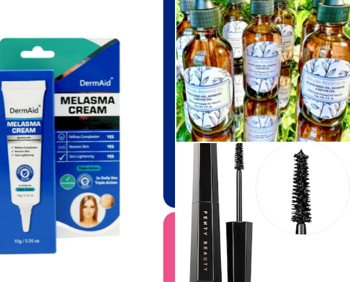 My favorite beauty recs cover photo collage