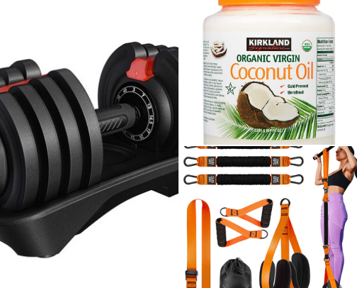 My tips products and equipment on my weightloss journey. cover photo collage