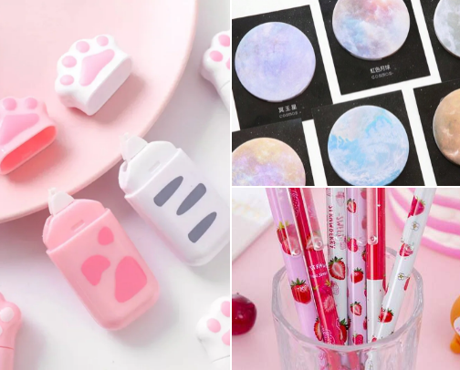 🌈 Stationery 🌈 cover photo collage