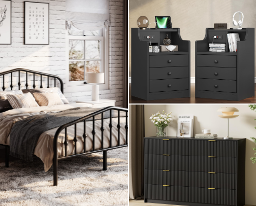 Bedroom cover photo collage
