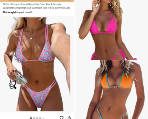 Spring Break/Summer Bikinis cover photo collage