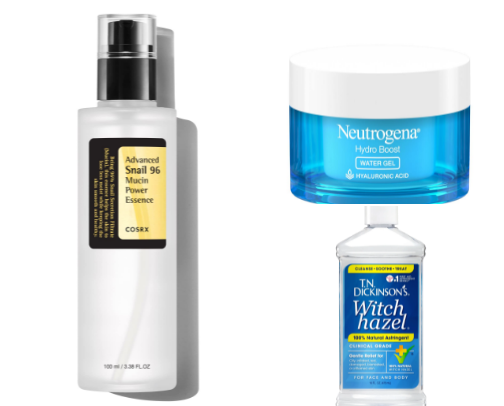 My morning favs for oily skin. cover photo collage