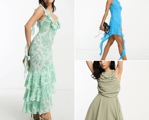 summer wedding guest inspo cover photo collage