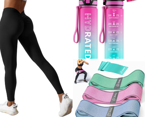 That Girl Gym Essentials 🏋️‍♀️ cover photo collage
