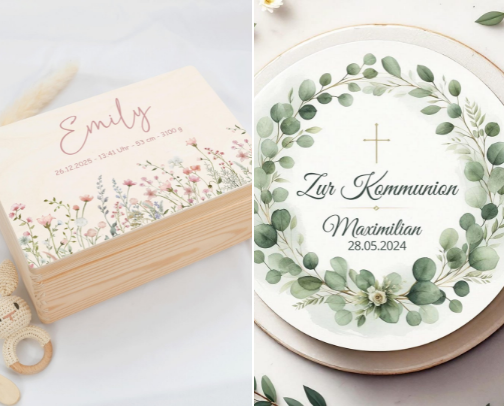 Besondere Geschenke für Kinder: Von Geburtstag bis Einschulung cover photo collage