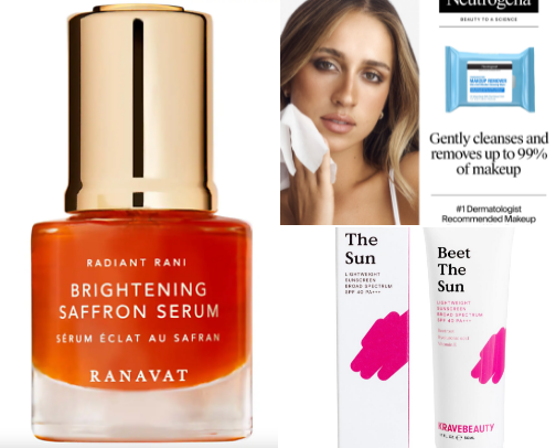 skin care cover photo collage