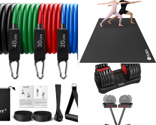 Fitness Accesories cover photo collage