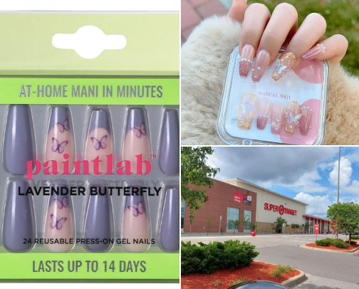 Press on Nails 💅 cover photo collage