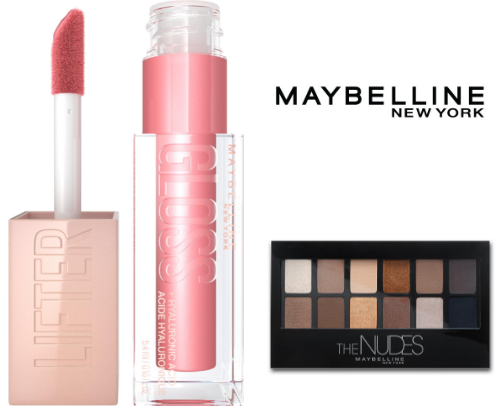 Maybelline makeup cover photo collage