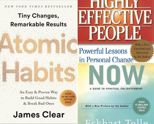 MUST HAVE BOOKS TO READ FOR PERSONAL GROWTH AND MINDSET cover photo collage