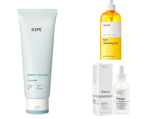 skincare cover photo collage