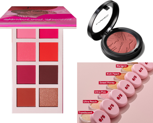 Blushes for the Painted by Esther look cover photo collage