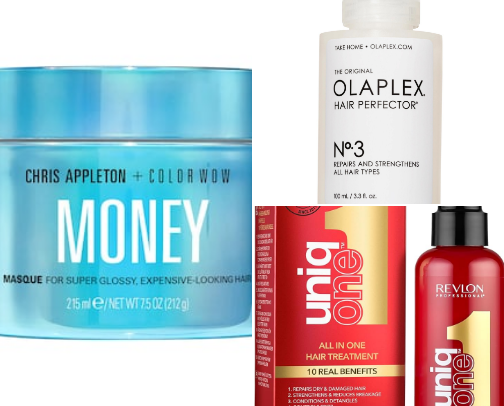 My current hair care (blonde, bleached and thin, fine hair) cover photo collage