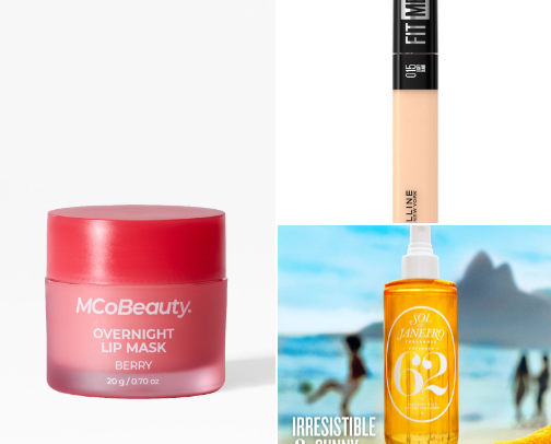 favorite beauty items! 🩷 cover photo collage