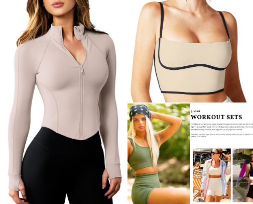Workout Wear cover photo collage