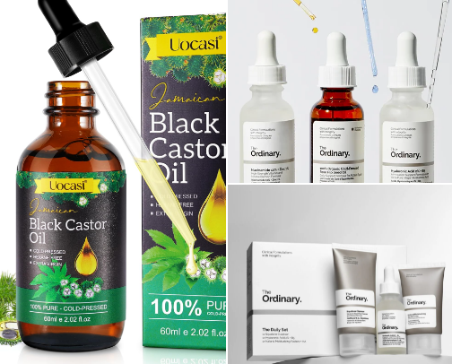 simple and best skin care cover photo collage