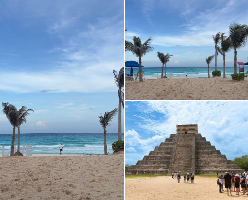 Cancun trip cover photo collage