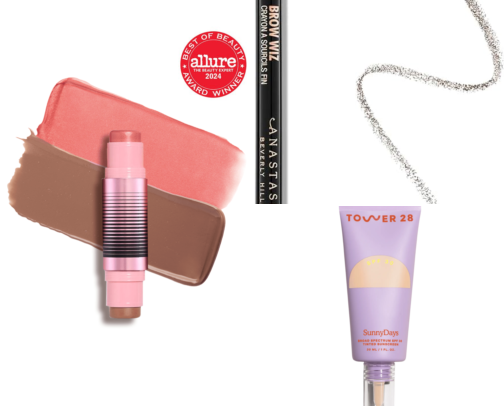 Bronzed and Glowy Make up Favs cover photo collage