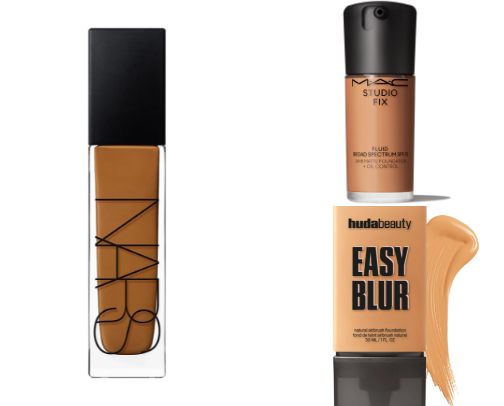 Foundations in my makeup kit/collection cover photo collage