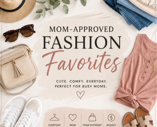 ✨ Mom-Approved Fashion Favorites cover photo collage