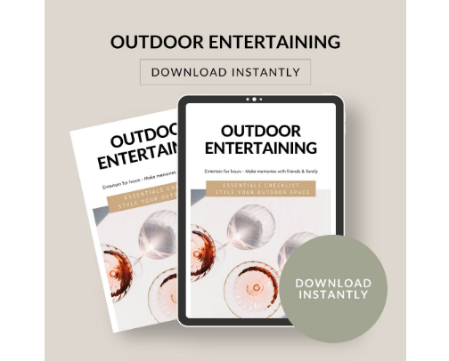 Outdoor Entertaining Essentials cover photo collage