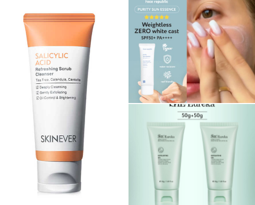 Best Skin care for oily skin and anti-acne cover photo collage