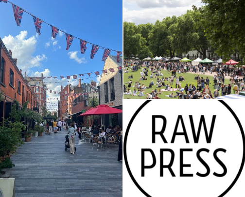 Saturdays at Sloane Square cover photo collage