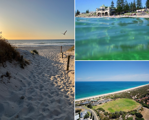 WA beaches cover photo collage